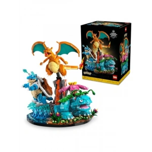 Aksiyon Figürleri Seti, Venusaur, Charizard ve Blastoise ile 6838 Parça