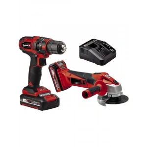Akülü Alet Seti, Vidalama ve Avuç Taşlama, 2 Akü Dahil