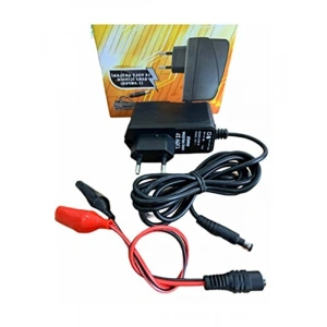 Akülü Araba Şarj Cihazı, 12 Volt Adaptör ile Uyumlu