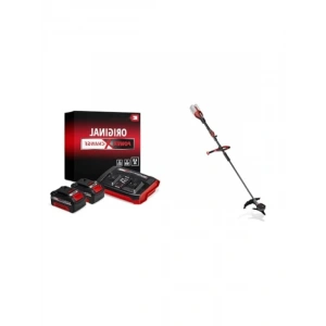 Akülü Çalı Tırpanı ve 18V 2 x 4,0 Ah PXC Twincharger Seti