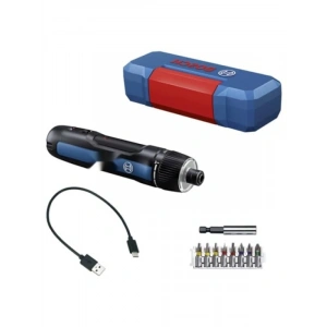 Akülü Vidalama Makinesi, USB Kablosu ve 8 Parça Uç Seti ile Birlikte