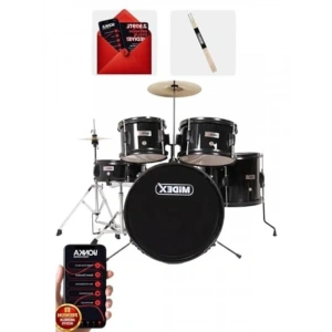 Akustik Çocuk Bateri Seti, 5-18 Yaş Arası İçin Tam Set