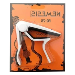 Akustik Klasik Electro Guitar Capo, Beyaz Renk ile Estetik