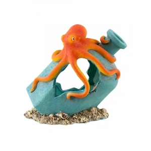 Akvaryum için Detaylı Ahtapot Dekor