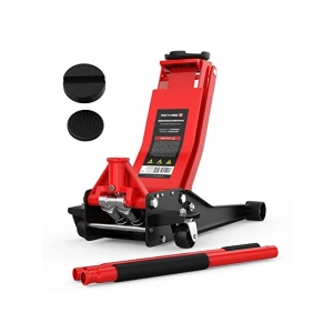 Alçak Profilli Hidrolik Kriko, 75-505 mm, 360° Tekerlekli