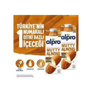 Alpro Badem Sütü 2x1 L Vegan Laktozsuz Bitkisel Bazlı