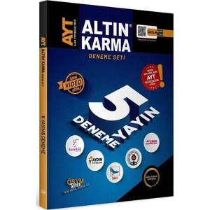 Altın Karma Yayınları AYT 1. Dönem Deneme 2023
