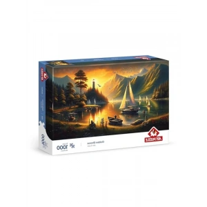 Altın Kıyılar Temalı 1000 Parça Puzzle, Eğlenceli Aktivite