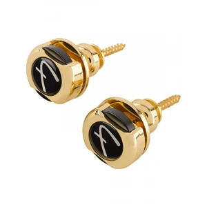 Altın Renkli Strap Lock Seti ile Güvenli Gitar Taşıma Çözümü