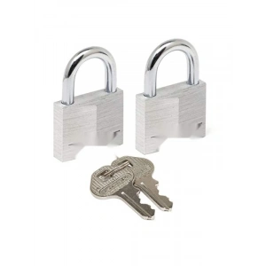 Alüminyum Anahtarlı Asma Kilit Seti - 2li