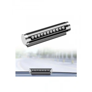 Alüminyum Kasa ile Şık Çevirmeli Araç İçi Telefon Numaratörü