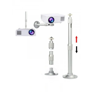 Alüminyum Projeksiyon Cihazı Tavan Askı Aparatı, Beyaz