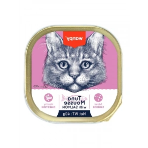 Alüminyum Tray Yaş Mama, 40g 6lı, Ton Balıklı ve Somonlu