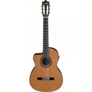 Amber parlak renkli klasik gitar kesitli 6-string modeli