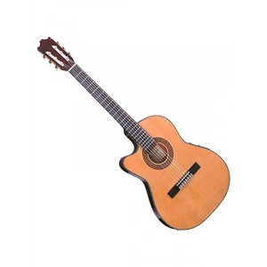 Amber Renk İnce Kasa Elektro Klasik Gitar, GA5TCE Modeli