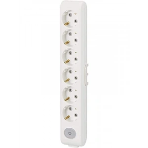 Anahtarlı Altılı Priz, Topraklı ve Çocuk Korumalı