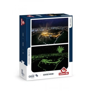 Anıtkabir Temalı Neon Puzzle - 1000 Parça Eğlenceli Yapboz