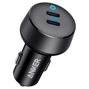 Anker PowerDrive III Duo USB-C Araç Şarj Cihazı - Siyah - A2724