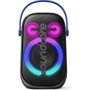 Anker Rave Neo 2 80W Kablosuz Bluetooth Hoparlör - IPX7 - 18 Saate Varan Çalma Süresi - TWS Party Speaker - Ses Bombası - Siyah -A33A1 (Anker Türkiye Garantili)