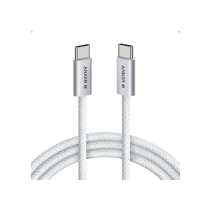 Anker Zolo Usb-C To Usb-C Örgülü Kablo (1 M, 240W) - Beyaz- A8060