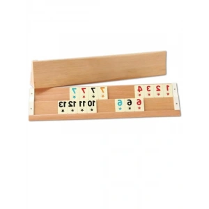 Antibakteriyel Ahşap Okey Takımı - Büyük Boy