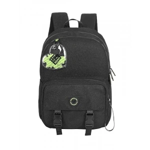 Antibakteriyel Dış Yüzeyli Siyah Sırt Çantası