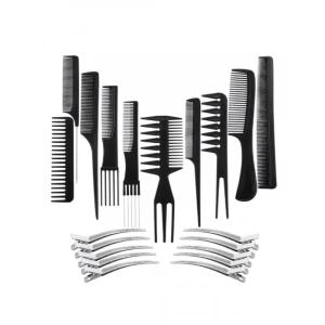 Antistatik Tarak Seti, 10 Parça - Krepe ve Röfle için