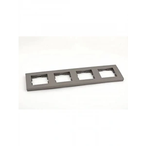 Antrasit Dörtlü Plastik Çerçeve - Hızlı Bağlantı