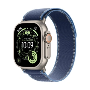Apple Watch Ultra 3 Gps + Cellular, 49 mm Natürel Titanyum Kasa ve Mavi/parlak mavi Trail loop - S/m