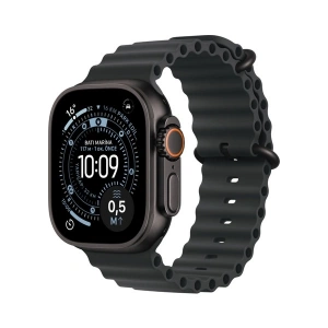Apple Watch Ultra 3 Gps + Cellular, 49 mm Siyah Titanyum Kasa ve Siyah Ocean kordon