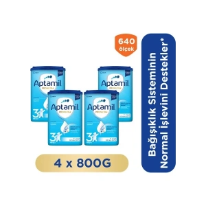 Aptamil 3 Prebiyotikli Devam Sütü 800 Gr x 4 Adet 3200 Gr