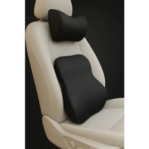 Araç İçi Visco Destek Yastığı, Siyah Renk Seçeneği ile Rahatlık