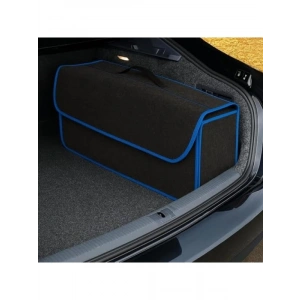 Araç Organizeri, Kompakt Keçe Bagaj Çantası (Mavi)