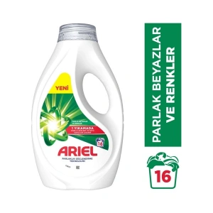 Ariel Sıvı Çamaşır Deterjanı Beyazlar ve Renkliler 16 Yıkama