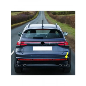 Arka Sol Dış Reflektör, Tampon Uyumlu, 2022-2025 Model Araçlar için