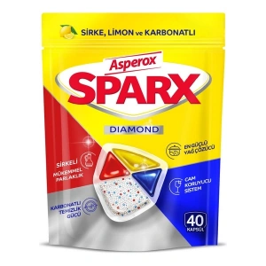 Asperox Sparx Bulaşık Makinesi Kapsülü 40lı