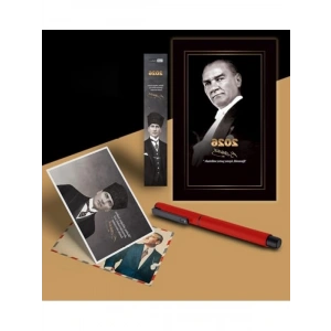 Atatürk Temalı Ajanda ve Ayraç Seti