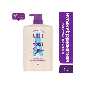 Aussie Miracle Moist Kuru Saçları Canlandıran Nemlendirici Şampuan 1000ML