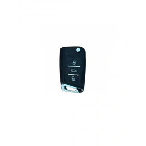 AutoHan Keys Universal Golf Tipi Sustalı Akıllı Oto Kumanda, 3 Butonlu, 433 MHz, Kodlanabilir Uzaktan Kumanda Anahtarı