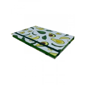 Avokado Desenli Çizgisiz Defter