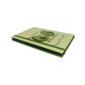 Avokado Desenli Çizgisiz Defter - Hard Cover