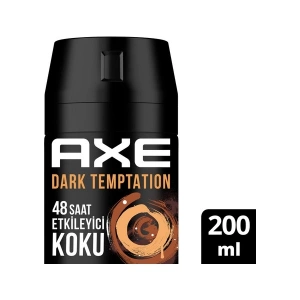 Axe Erkek Sprey Deodorant Dark Temptation XL 48 Saat Etkileyici Koku 200 ml