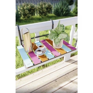 Ayarlanabilir Katlanır Masa, Balkon ve Veranda İçin