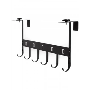 Ayarlanabilir Metal Kapı Arkası Askılık - 6 Kanca