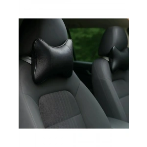 Ayarlanabilir Ortopedik Araba Boyun Yastığı - Nefes Alabilir PU Deri