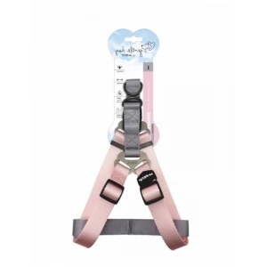 Ayarlanabilir Rahat Köpek Göğüs Tasmaları, Pembe, L