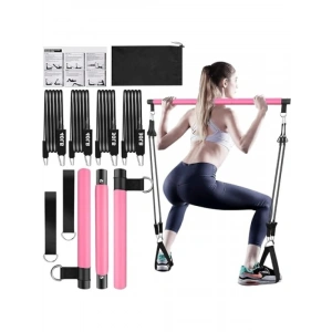 Ayarlanabilir Zorluk Pilates Barı Egzersiz Çubuğu