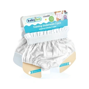 Babyjem Alıştırma Külodu 2li Set 3 Yaş Beyaz