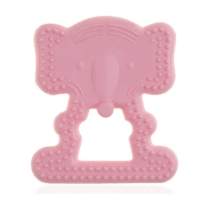 Babyjem Yumuşak Diş Kaşıyıcı Fil Pembe