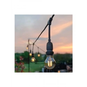 Bahçe İçin Eklenip Uzatılabilir Işık - 5 Duylu E27, 5 Metre